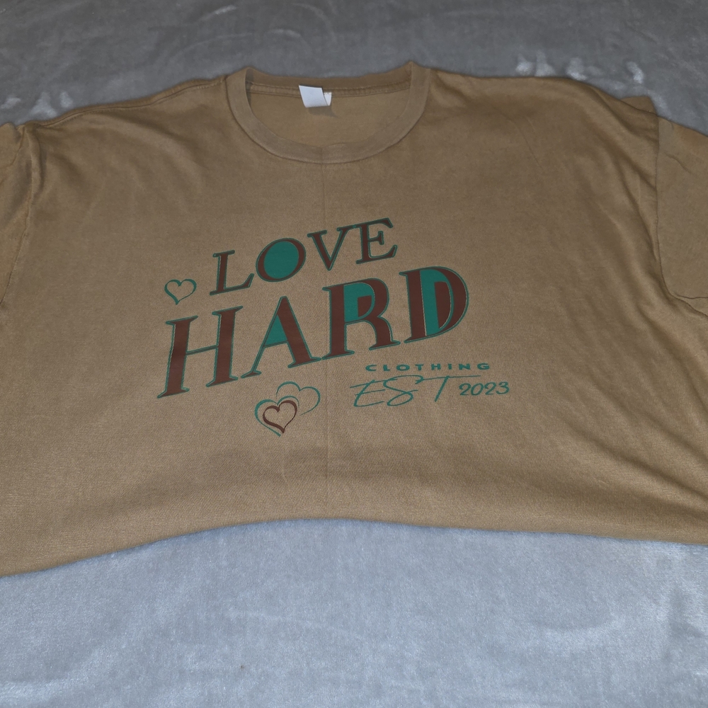 Original T Shirt. Love Hard Brand.